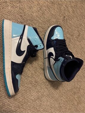 Men’s Navy & Light Blue High-Top Jordan 1